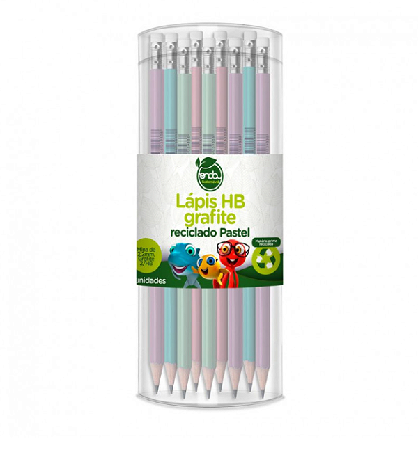 Lápis HB Pastel com borracha - ONDA