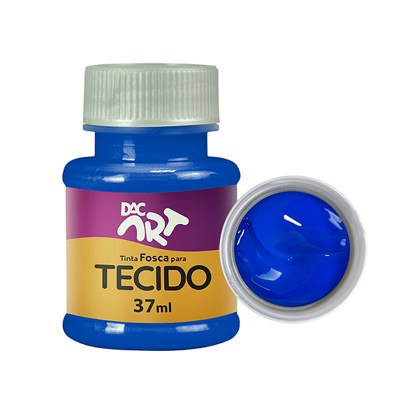 Tinta para tecido 37ml azul turqueza - DAC