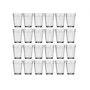 Caixa com 24 Copos Americano de vidro 190ml - Nadir
