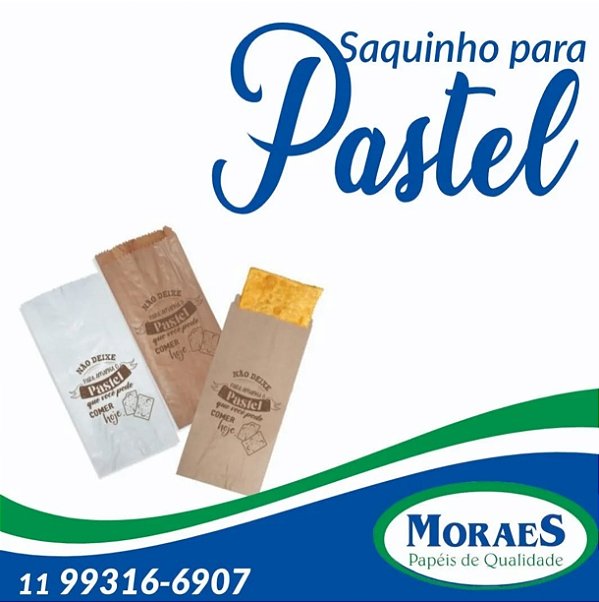 Saquinho para pastel personalizado Guarulhos