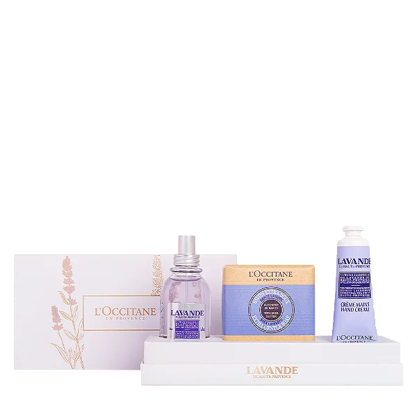 Kit Lavanda - Sabonete de Karité e Desodorante Colônia