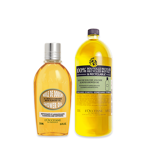 Óleo de Banho Amêndoa 250ml + Eco-Refil 500ml