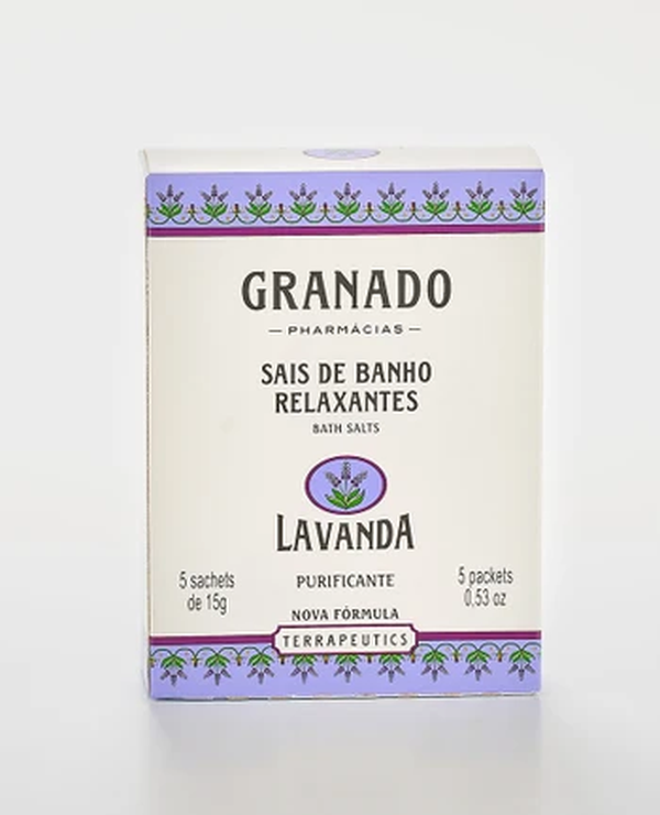 Sais de Banho Granado Lavanda 5 x 15g