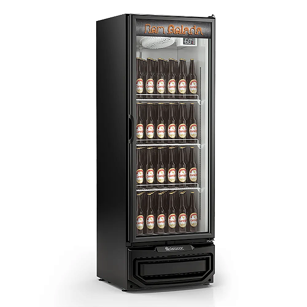 REFRIGERADOR CERVEJA 414L 220V GCB-400 VIDRO PRETO GELOPAR