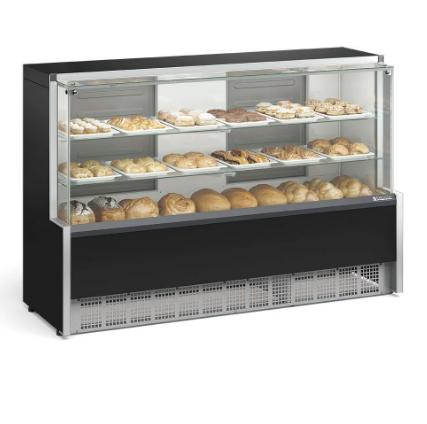 VITRINE NEUTRA AURORA 1,75M MPNA-175R/PR/ ILUMINAÇÃO 127-220V GELOPAR