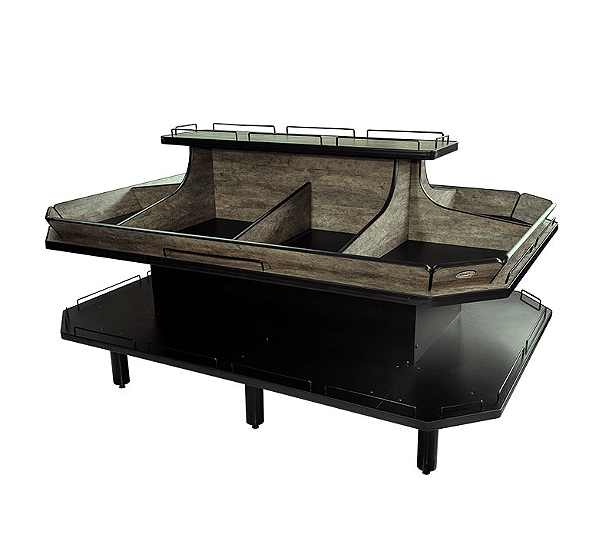 EXPOSITOR CENTRAL HORTIFRUTI CRISTAL AÇO