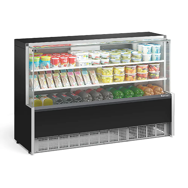 VITRINE REFRIGERADA AURORA 1,72M GPDA-175R/PR 2PL 127V GELOPAR