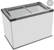 FREEZER HORIZONTAL NF30S 284L VIDRO 127V METALFRIO