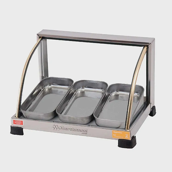 ESTUFA OURO CURVA 03 BANDEJAS 127V MARCHESONI
