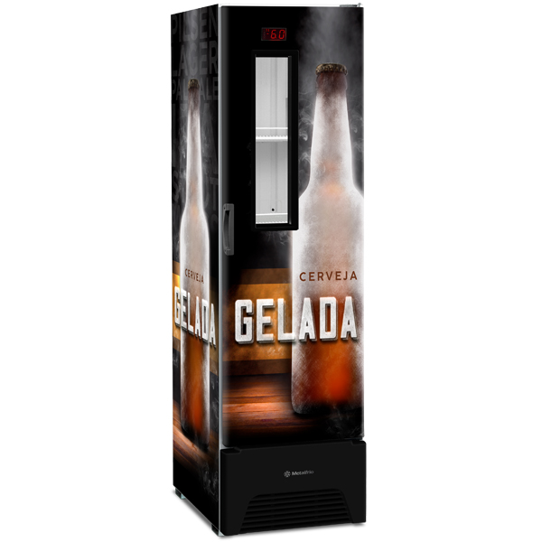 REFRIGERADOR CERVEJA 336L 127V VN28FP PORTA COM VISOR METALFRIO