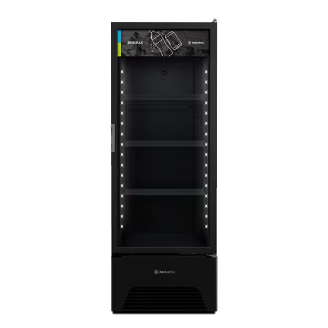 REFRIGERADOR VERTICAL 403L 127V VB40AH ALL BLACK METALFRIO