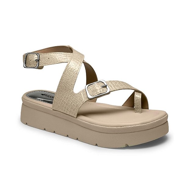 Sandália Mississipi MF482-0004 Romani Marfim