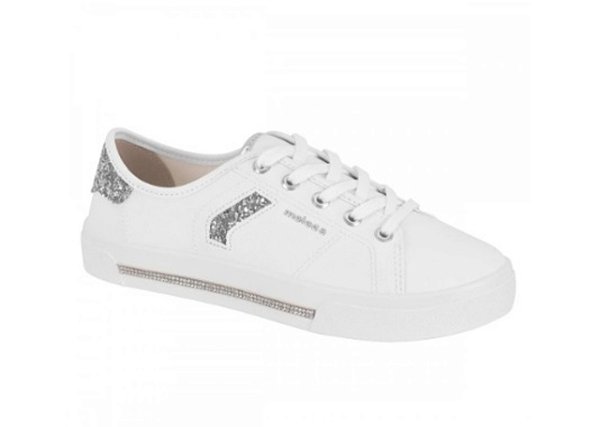 Tenis Moleca 567.646 Branco 99/Prata