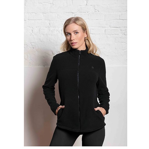 Jaqueta Fleece Fem. Preto 230RY