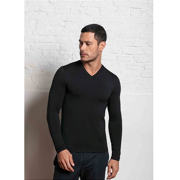 Camiseta Upman  Thermo Power Masc. Gola V (144RT) Preto