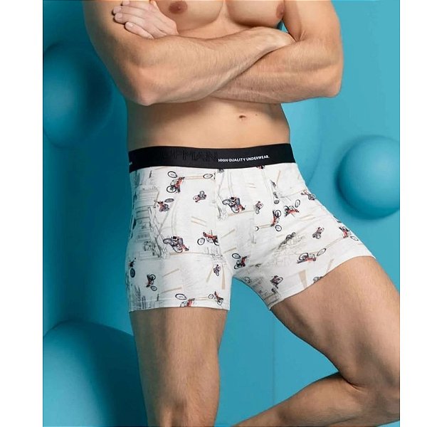 Cueca Upman 161C6 Boxer Motos