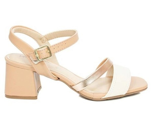 Sandália Modare 7172.101 Creme/Nude/Ouro Rosado