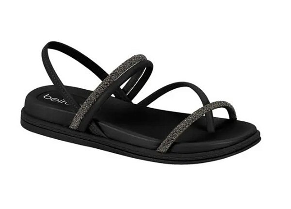 Sandália Beira Rio 8513.100 Black Diamond
