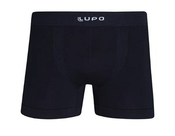 Cueca Lupo 436-001 Boxer Microfibra Sem Costura Preto