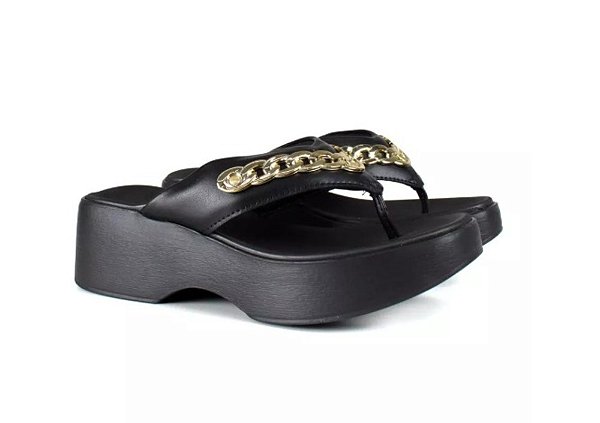 Sandalia Moleca 5503.117 Strech Preto