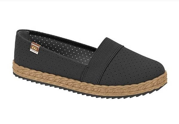 Sapatilha Moleca 5696.300 nobuck pele Preto