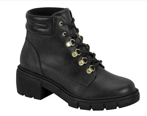 Bota Beira Rio 9077.210 Napa Berlim/Pelo Satin- Preto 01