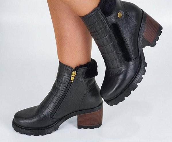 Bota Pegada 281306-05 Burnished Preto