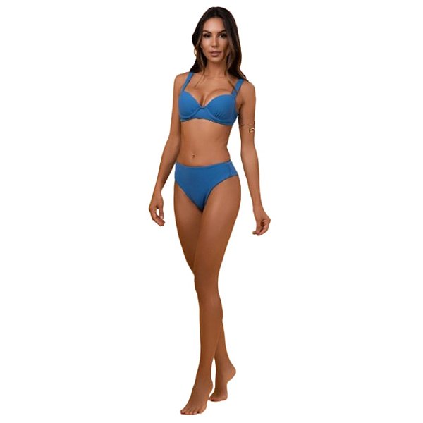 Bojo franzido Embelleze com alças largas Nautico