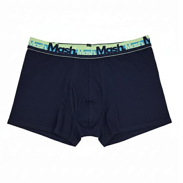 Cueca Mash 170 Boxer algodão Azul Marinho