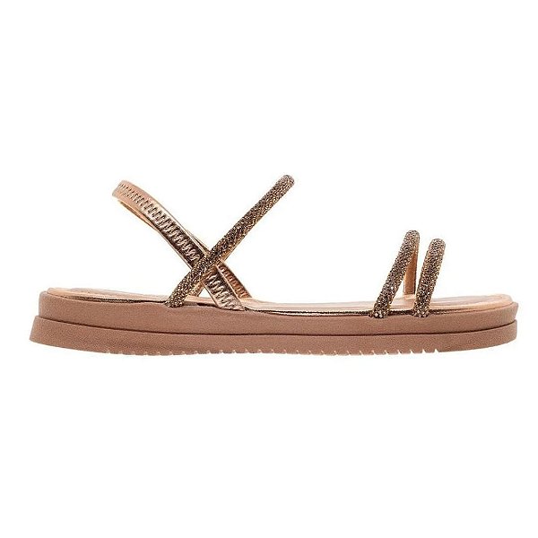Sandália Mississipi MI715 Bronze/Metal Rose