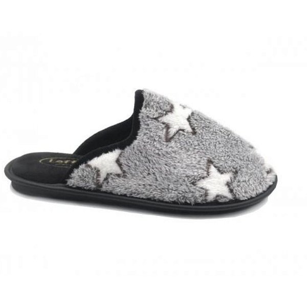 Chinelo de Pano Leffa 760 Estrela Cinza