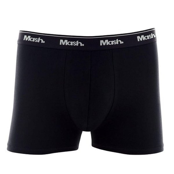 Cueca Mash 170 Boxer algodão Preto