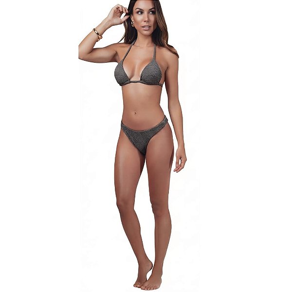 Calcinha de biquini Embelleze asa delta fio