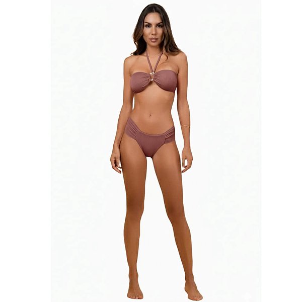 Calcinha de biquini Embelleze  tanga com laterais