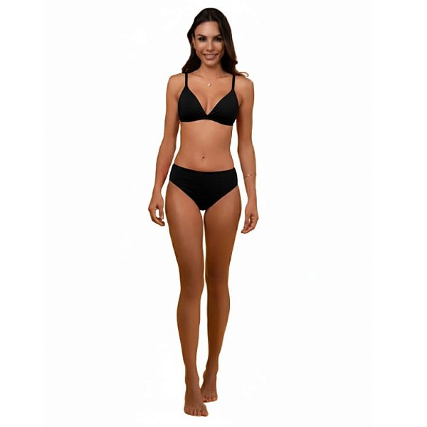 Triangulo fixo Embelleze com bojo removivel e alça de regulagem 40B.1008200501 - Preto