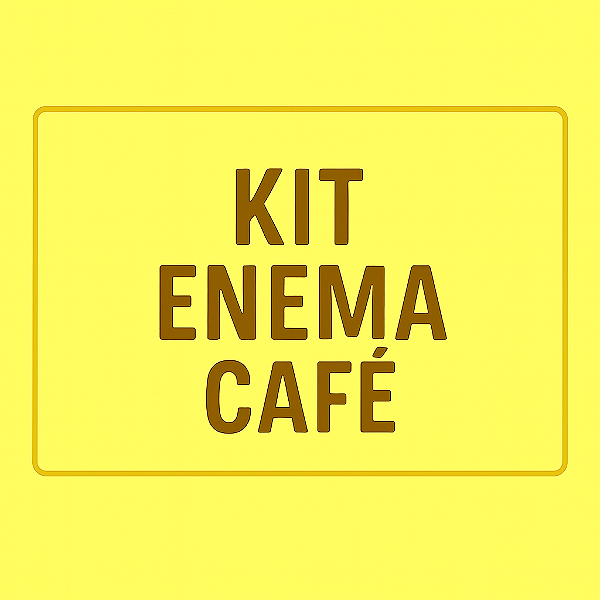 KIT LIMPEZA COLONICA- ENEMA DE CAFÉ