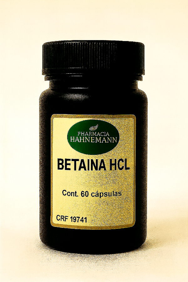 BETAINA HCL 60 Cáps