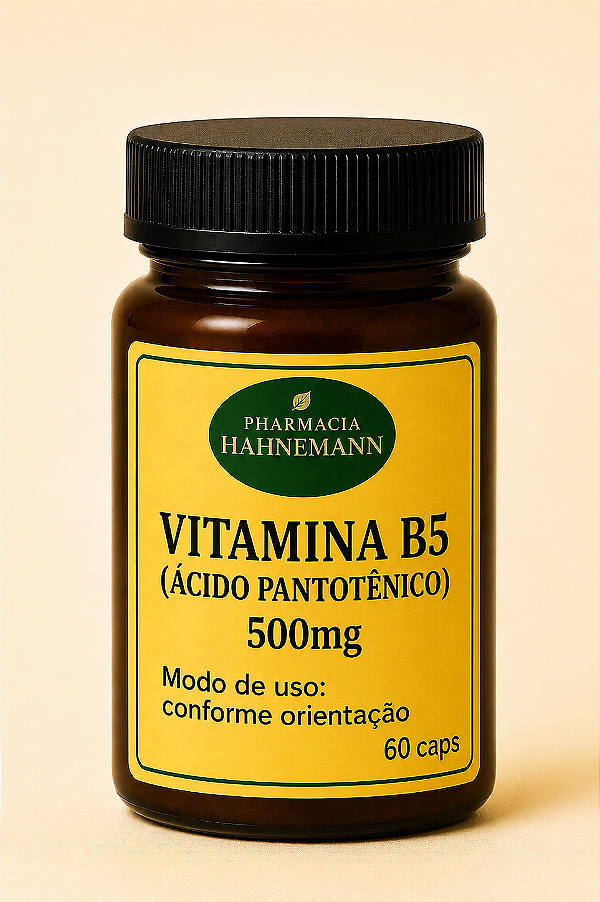 Vitamina B5 (Ácido Pantotênico) 60 caps