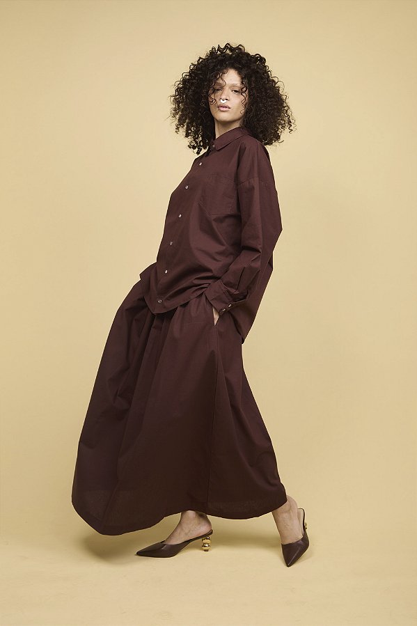 Camisa Tâmara (Marrom)