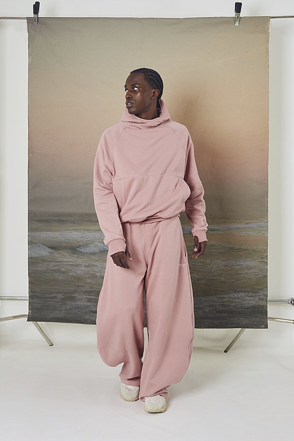 Calça de Moletom Abrigo ( Rosa Velho )