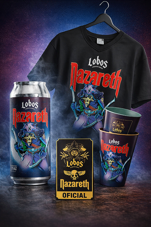 Kit Nazareth Oficial - Camiseta / Copo / Cerveja