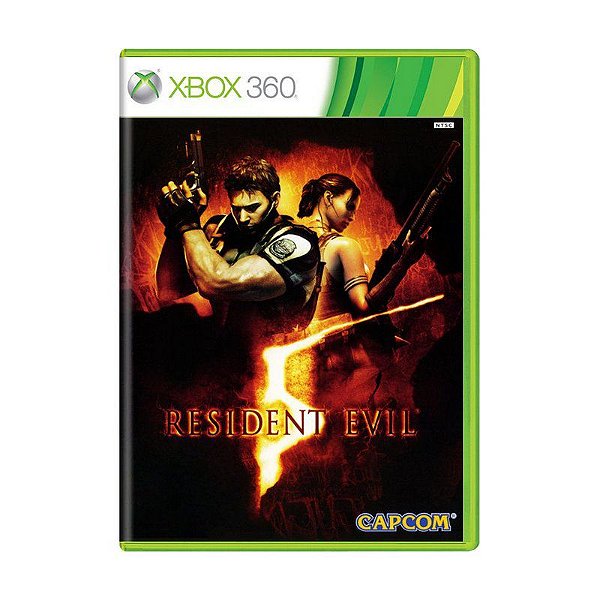 Jogo Resident Evil 5 - Xbox 360 - Mídia Física (USADO)