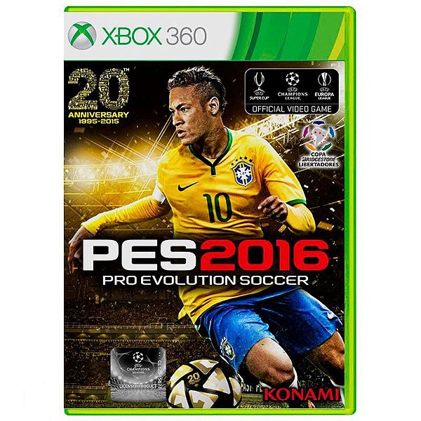 Jogo Pro Evolution Soccer 2016 (PES 16) - Xbox 360 - Mídia Física (USADO)