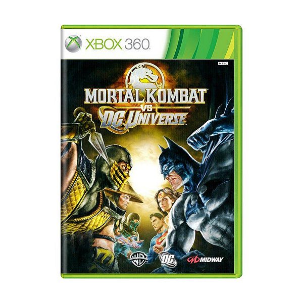 Jogo Mortal Kombat Vs. DC Universe - Xbox 360 - Retrocompatível - Mídia Física (USADO)
