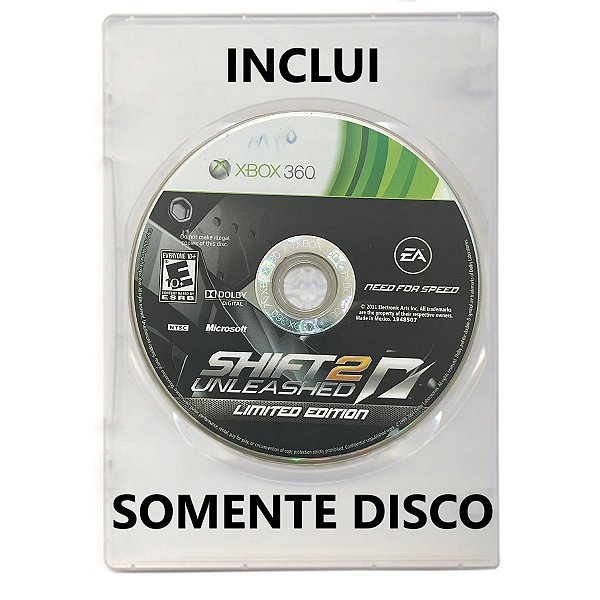 Jogo Need For Speed Shift 2 Unleashed - Xbox 360 - Mídia Física (SOMENTE DISCO)