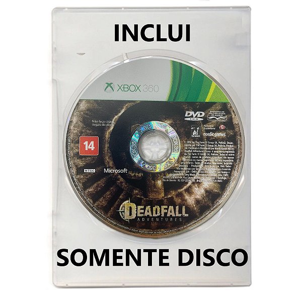 Jogo Deadfall Adventures - Xbox 360 - Retrocompatível - Mídia Física (SOMENTE DISCO)