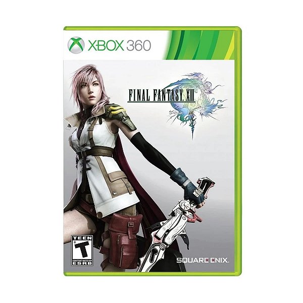Jogo Final Fantasy XIII - Xbox 360 - Retrocompatível - Mídia Física (USADO)