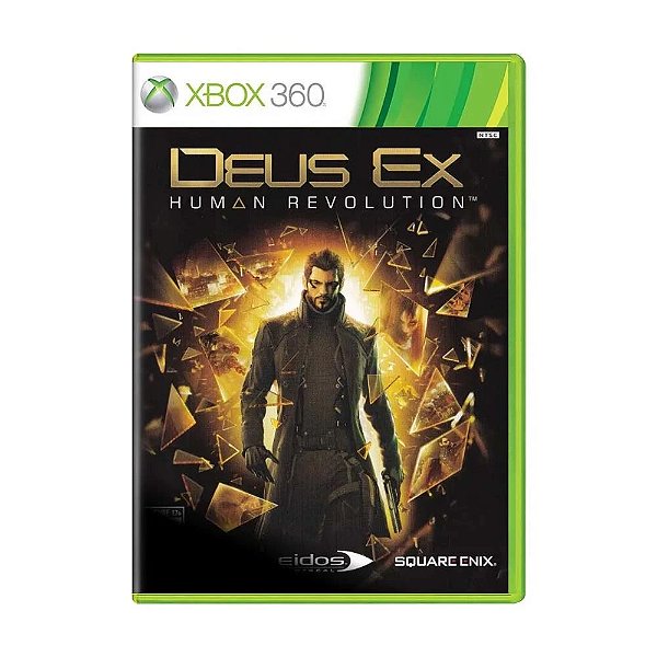 Jogo Deus Ex Human Revolution - Xbox 360 - Retrocompatível - Mídia Física (USADO)