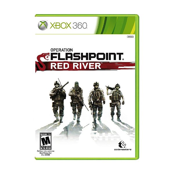 Jogo Operation Flashpoint Red River - Xbox 360 - Retrocompatível - Mídia Física (USADO)