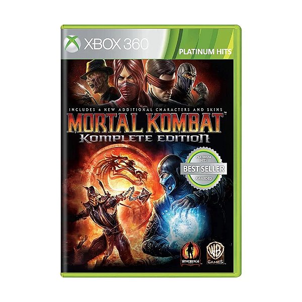 Jogo Mortal Kombat 9 Komplete Edition - Xbox 360 - Retrocompatível - Mídia Física (USADO)